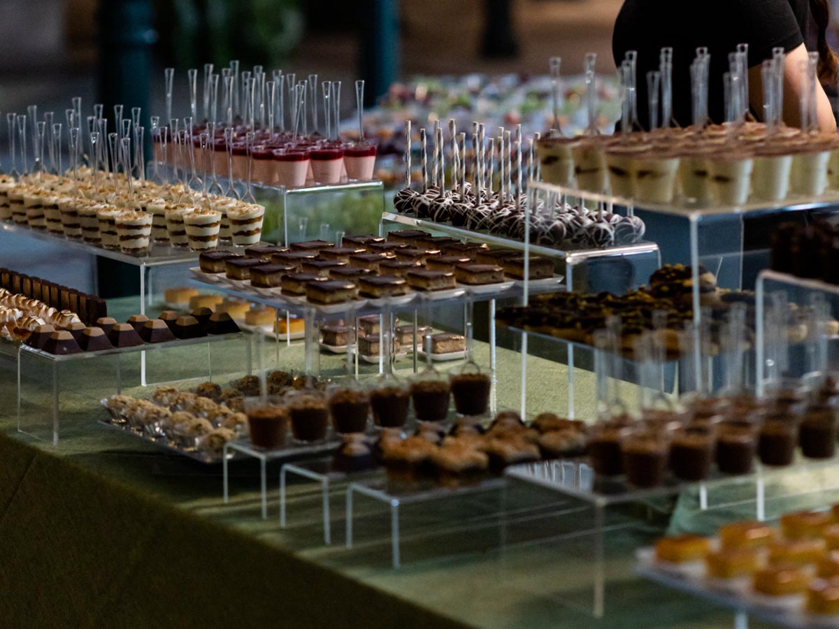 Dessert table at a Supreme Events by Izzy's catered event
